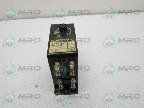 SPRECHER+SCHUH RBZ2-21 TIME DELAY RELAY  UNMP