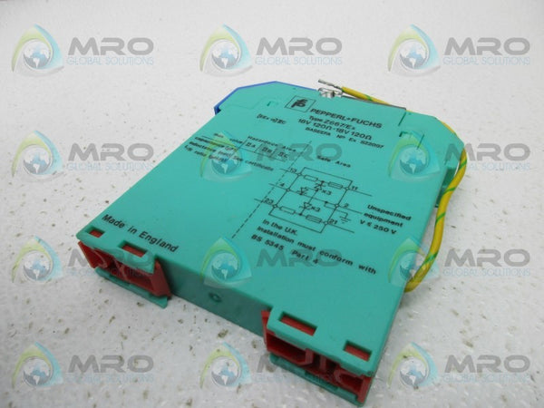 PEPPERL & FUCHS Z667/EX BARROER DOPDE 18V 120OHM  UNMP