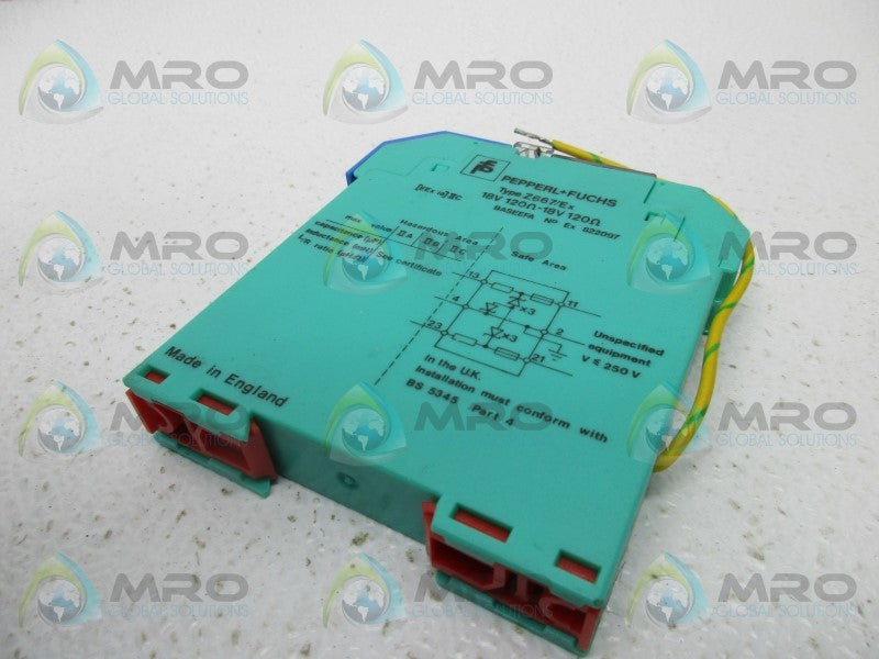 PEPPERL & FUCHS Z667/EX BARROER DOPDE 18V 120OHM  UNMP
