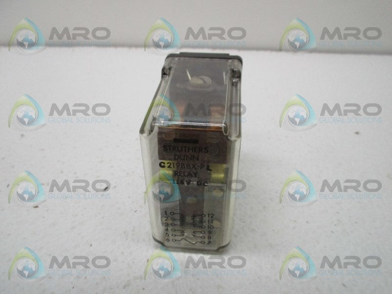 STRUTHERS DUNN C219BBX-PL-115VDC RELAY  NSNP