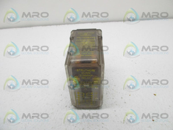 STRUTHERS DUNN 219BBXP RELAY 110-125VDC  UNMP