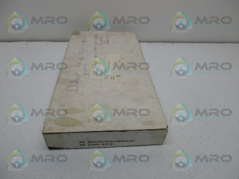 ADVANTAGE ELECTRONICS AV545-LVDS-1PF-A2100  NSMP