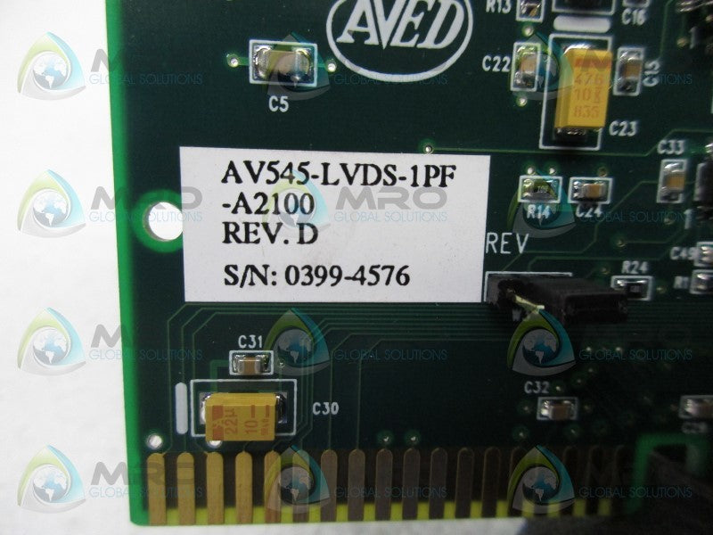 ADVANTAGE ELECTRONICS AV545-LVDS-1PF-A2100  NSMP