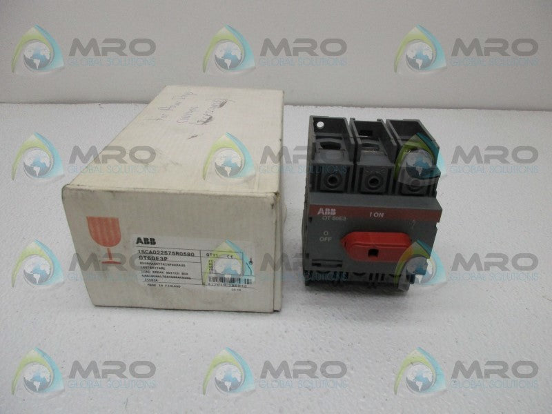 ABB OTE60E3P LOAD BREAK SWITCH BOX  NSMP