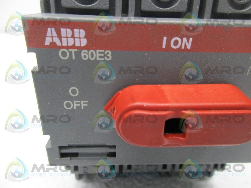 ABB OTE60E3P LOAD BREAK SWITCH BOX  NSMP