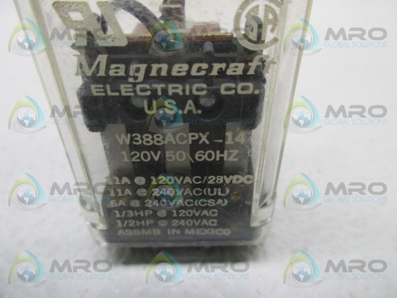 MAGNECRAFT W388ACPX-14 RELAY 120V  UNMP