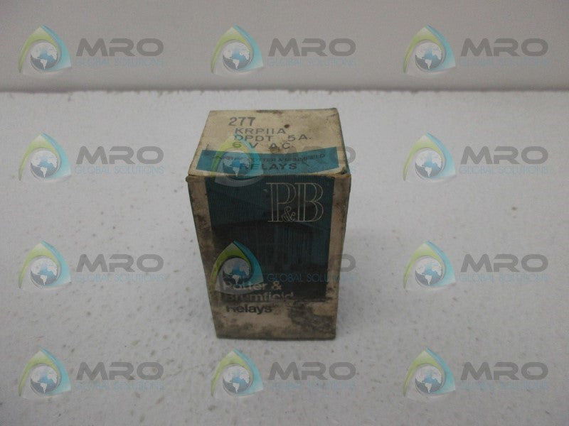 POTTER & BRUMFIELD KRP-11A-6 RELAY 6V  NSMP