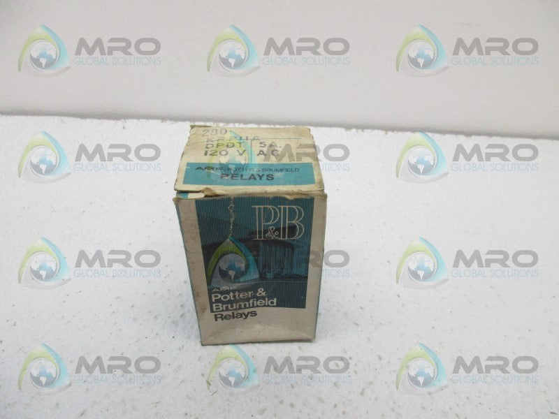 POTTER & BRUMFIELD KRP-11A-120 RELAY  NSMP