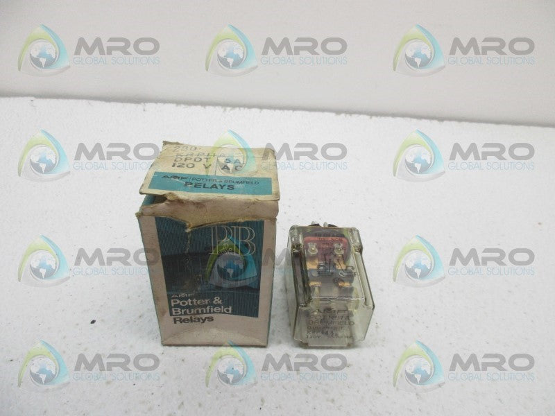 POTTER & BRUMFIELD KRP-11A-120 RELAY  NSMP