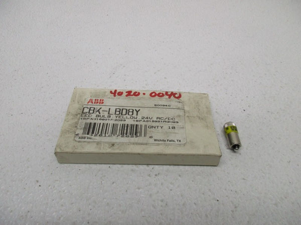 ABB CBK-LBD8Y LED BULB YELLOW (IN BOX)  NSNP