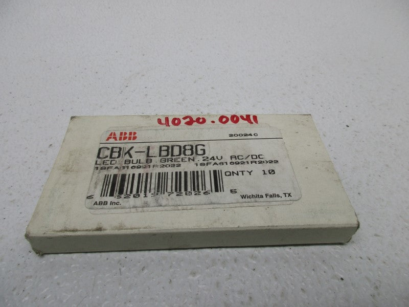 ABB CBK-LBD8G LED BULB GREEN (IN BOX)  NSNP