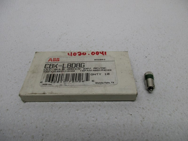 ABB CBK-LBD8G LED BULB GREEN (IN BOX)  NSNP