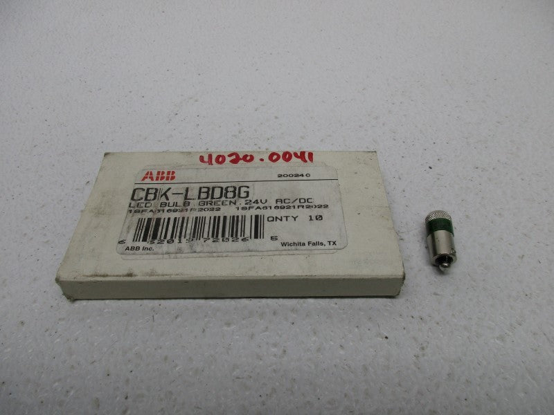 ABB CBK-LBD8G LED BULB GREEN (IN BOX)  NSNP