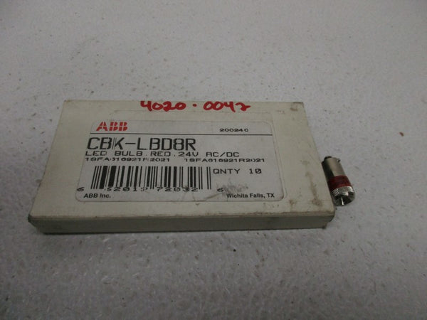 ABB CBK-LBD8R LED BULB RED (IN BOX)  NSNP