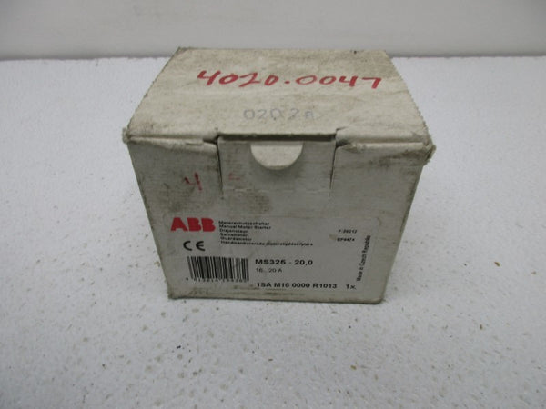 ABB MS325-20,0 MANUAL MOTOR STARTER  NSMP