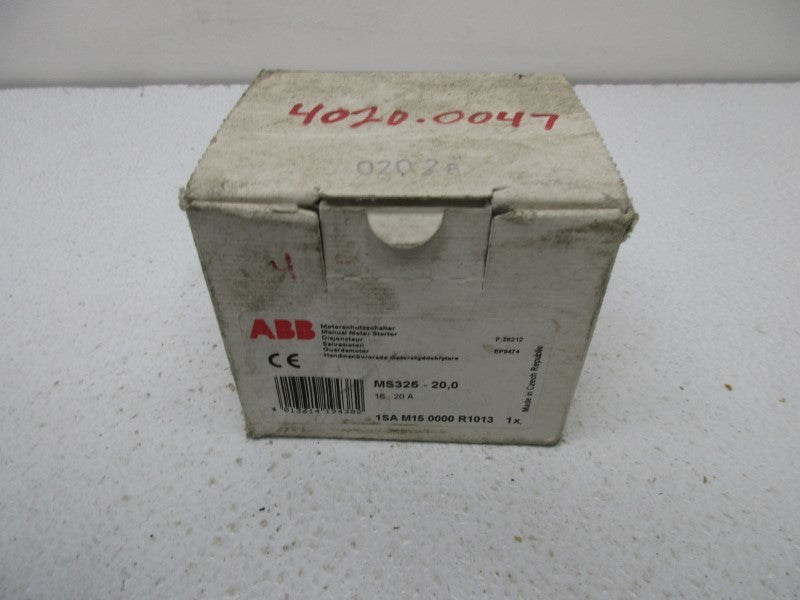 ABB MS325-20,0 MANUAL MOTOR STARTER  NSMP
