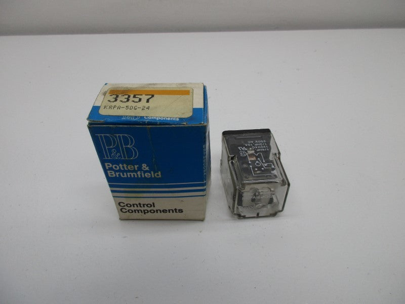 POTTER & BRUMFIELD KRPA-5DG-24 RELAY  NSMP