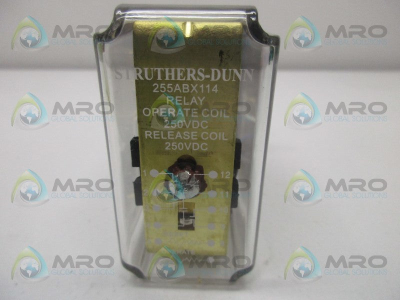 STRUTHERS DUNN 255ABX114 RELAY  NSMP