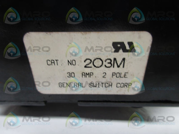 GENERAL SWITCH 2O3M CIRCUIT BREAKER  UNMP