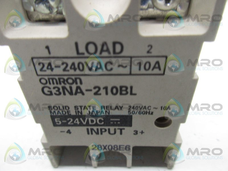 OMRON G3NA-210BL SOLID STATE RELAY  UNMP