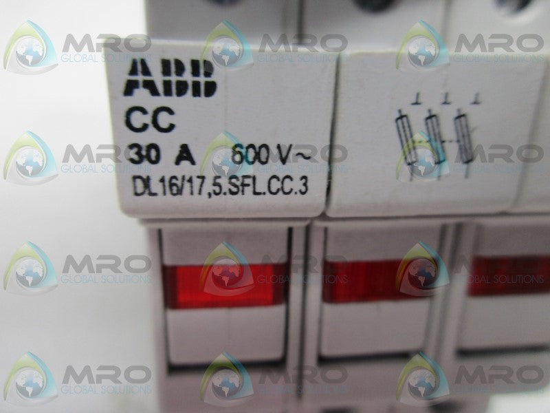 ABB CC 30A 600V FUSE HOLDER  UNMP