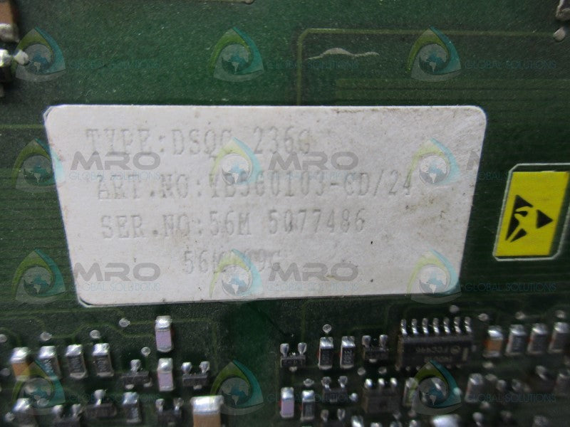 ABB YB560103-CD/24 SERVO DRIVE CONTROL BOARD  UNMP
