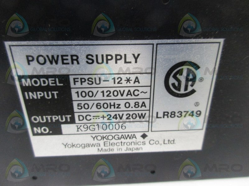 YOKOGAWA FPSU-12A POWER SUPPLY  NSNP