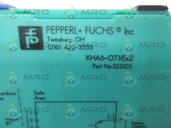 PEPPERL & FUCHS KHA6-OT1/EX2 SEPARATOR SWITCHING AMPLIFIER  UNMP
