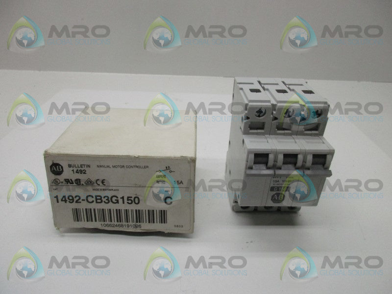 ALLEN BRADLEY 1492-CB3G150 SER. C NSMP