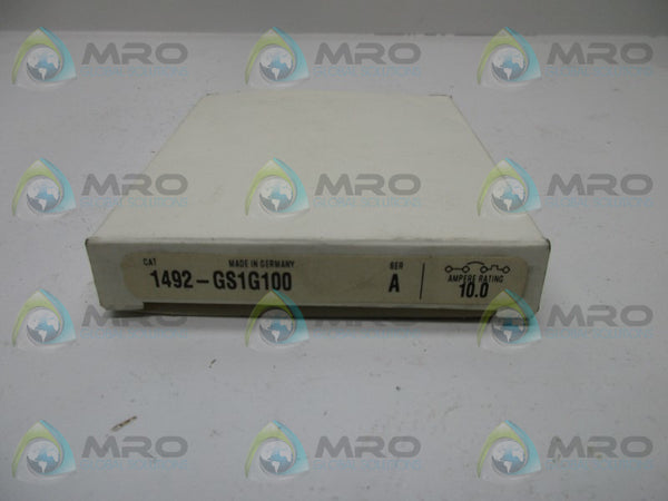 ALLEN BRADLEY 1492-GS1G100 SER. A CIRCUIT BREAKER  NSMP