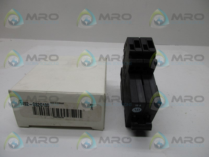 ALLEN BRADLEY 1492-GS2G100 SER. A CIRCUIT BREAKER  NSMP