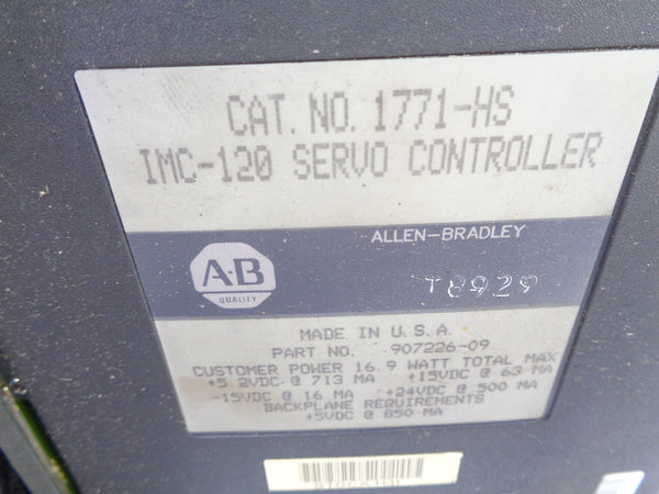 ALLEN BRADLEY 1771-HS SER. B F/W 1.05 UNMP