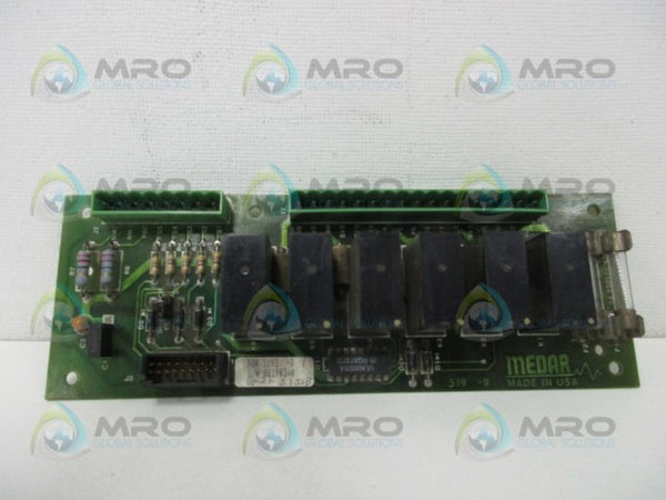 MEDAR 5193-B RELAY BOARD  UNMP