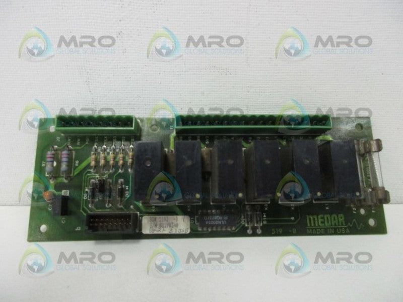 MEDAR 5193-B RELAY BOARD  UNMP