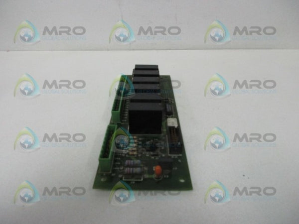 MEDAR 5193-B RELAY BOARD  UNMP