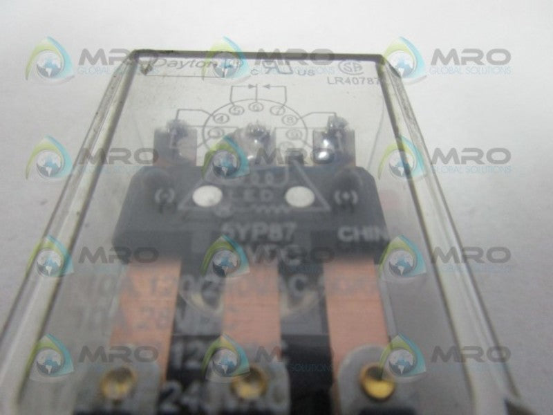 DAYTON 5YP87 RELAY 24VDC  UNMP