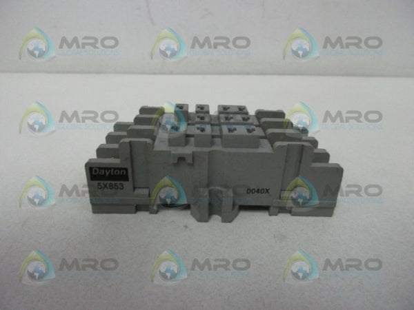 DAYTON 5X853 SOCKET RELAY  UNMP
