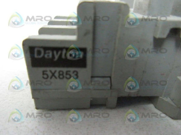 DAYTON 5X853 SOCKET RELAY  UNMP