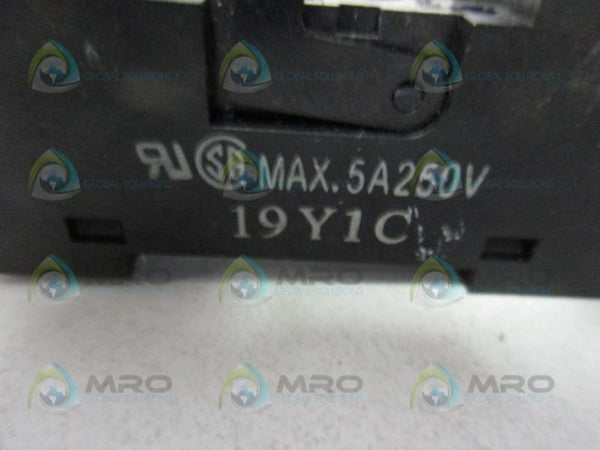 IDEC 19Y1C RELAY SOCKET  UNMP