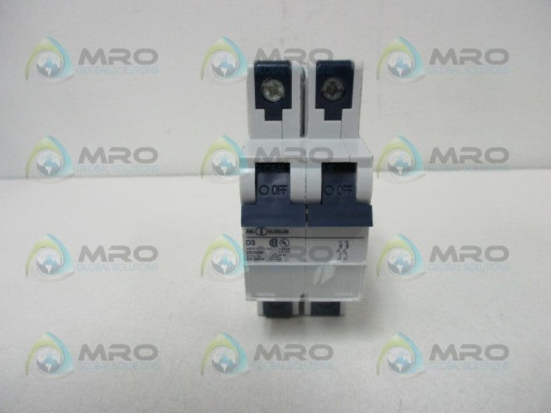 ALTECH 2D3UM 2 POLE CIRCUIT BREAKER  UNMP
