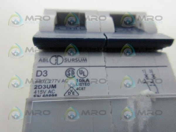 ALTECH 2D3UM 2 POLE CIRCUIT BREAKER  UNMP