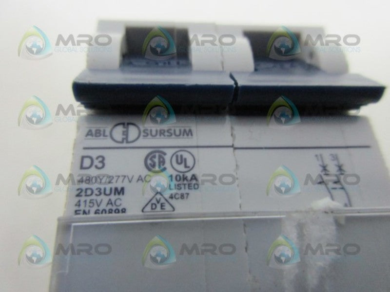 ALTECH 2D3UM 2 POLE CIRCUIT BREAKER  UNMP