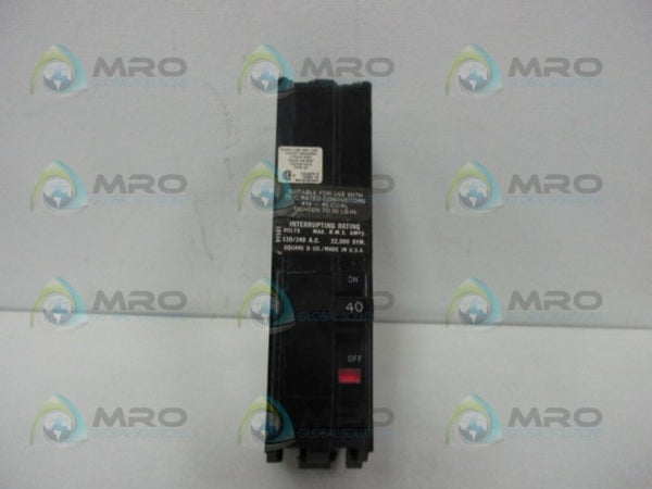 SQUARE D Q1240VH CIRCUIT BREAKER  NSMP