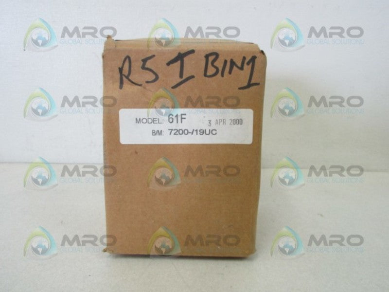 MOORE 61F 7200-/19UC BOOSTER RELAY  NSFS