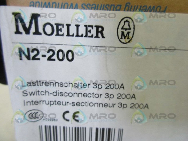 MOELLER N2-200 CIRCUIT BREAKER  NSMP