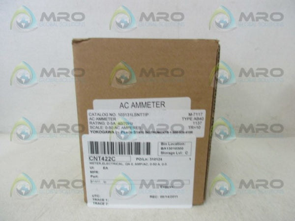 YOKOGAWA 103131LSNT7/P AC AMMETER  NSMP