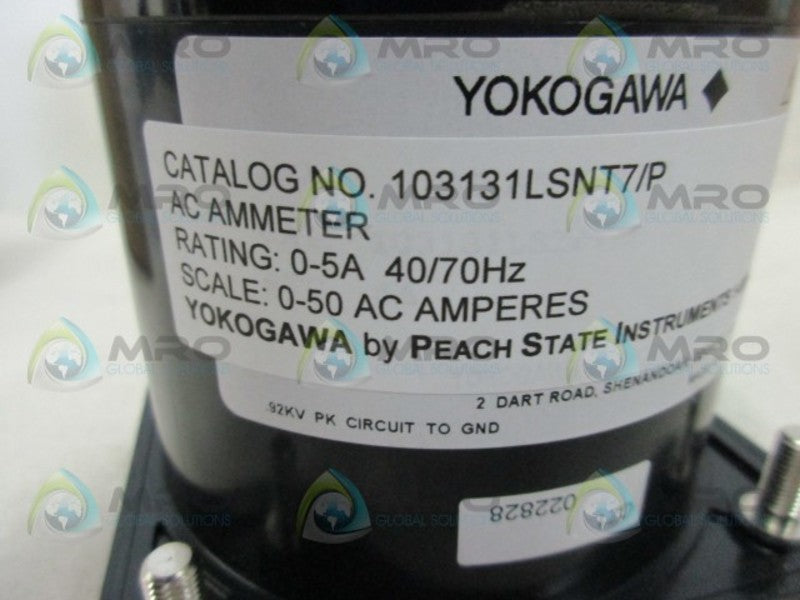 YOKOGAWA 103131LSNT7/P AC AMMETER  NSMP