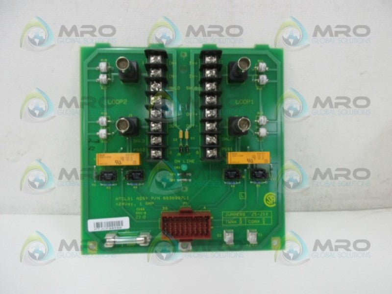ABB 6636997L1 COMMUNICATION UNIT TERMINATION MODULE  NSNP