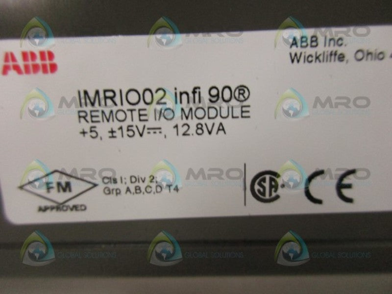 ABB IMRIO02 REMOTE I/O MODULE  NSMP