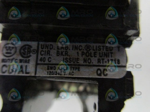 WESTINGHOUSE RT-1718 CIRCUIT BREAKER  UNMP